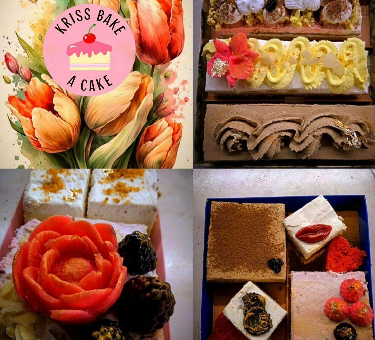 Нарезные пирожные, десерты, торты, пирожные